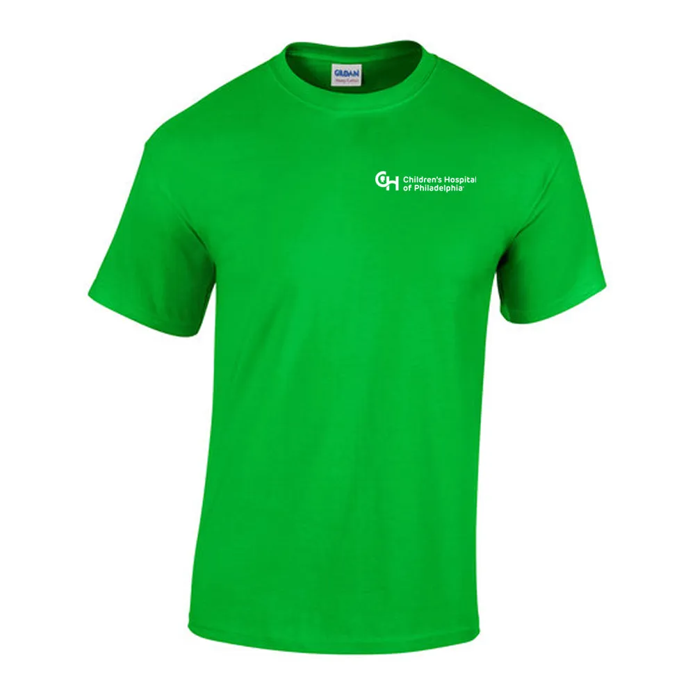 Gildan Adult Heavy Cotton 5.3 oz Bright Color T-Shirt With White CHOP Logo
