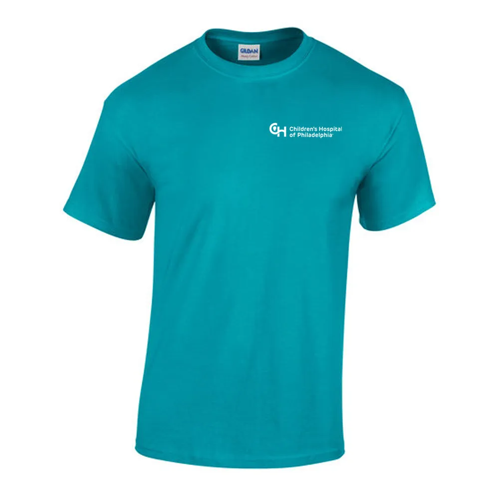Gildan Adult Heavy Cotton 5.3 oz Bright Color T-Shirt With White CHOP Logo