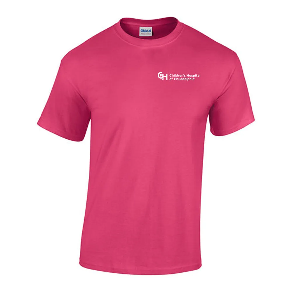 Gildan Adult Heavy Cotton 5.3 oz Bright Color T-Shirt With White CHOP Logo