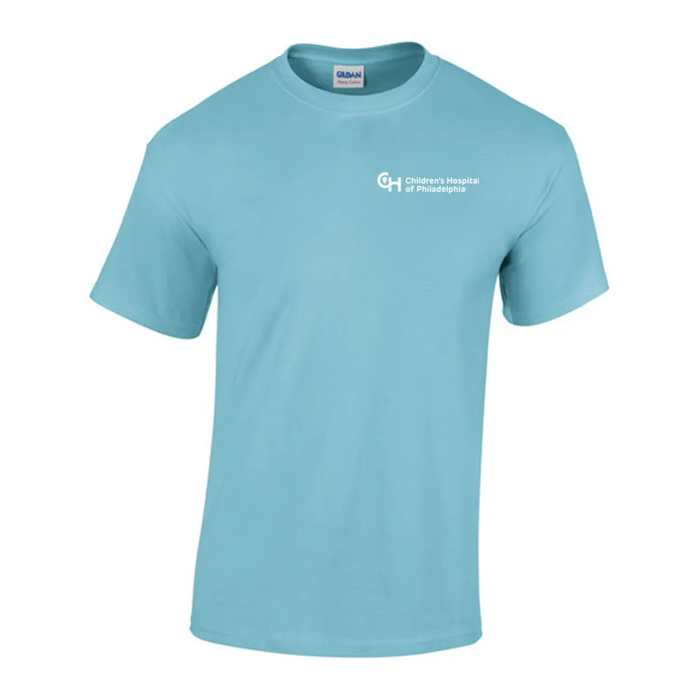 Gildan Adult Heavy Cotton 5.3 oz Bright Color T-Shirt With White CHOP Logo