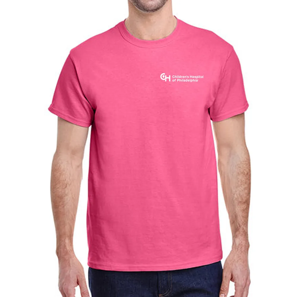 Gildan Adult Heavy Cotton 5.3 oz Bright Color T-Shirt With White CHOP Logo