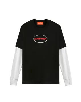 Gothic Underlay Tee Black/White