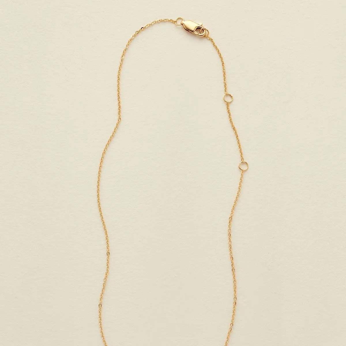 Hammered Crescent Bar Necklace | Final Sale