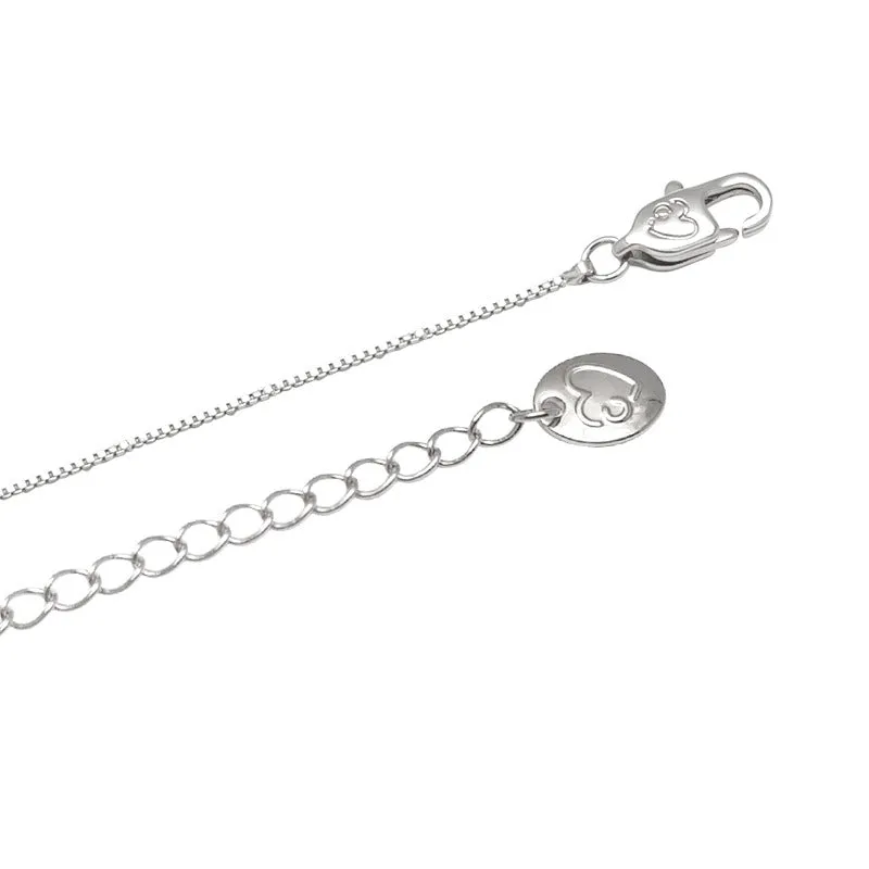 Interlocking Ring Cubic Zirconia Necklace