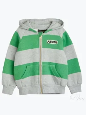 Kids brushed hood zip up 2372014375 GREEN