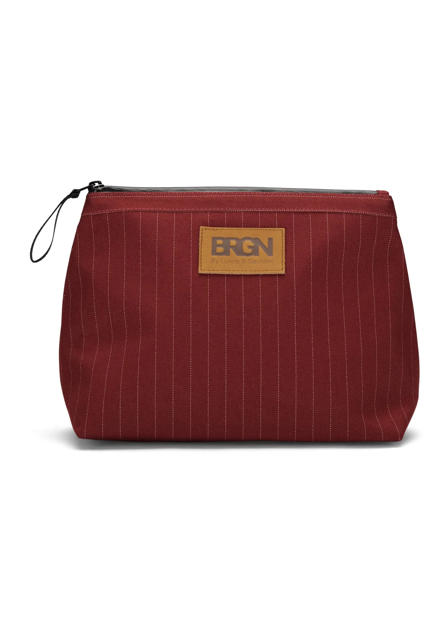 Large Pouch - Russet Pinstripe