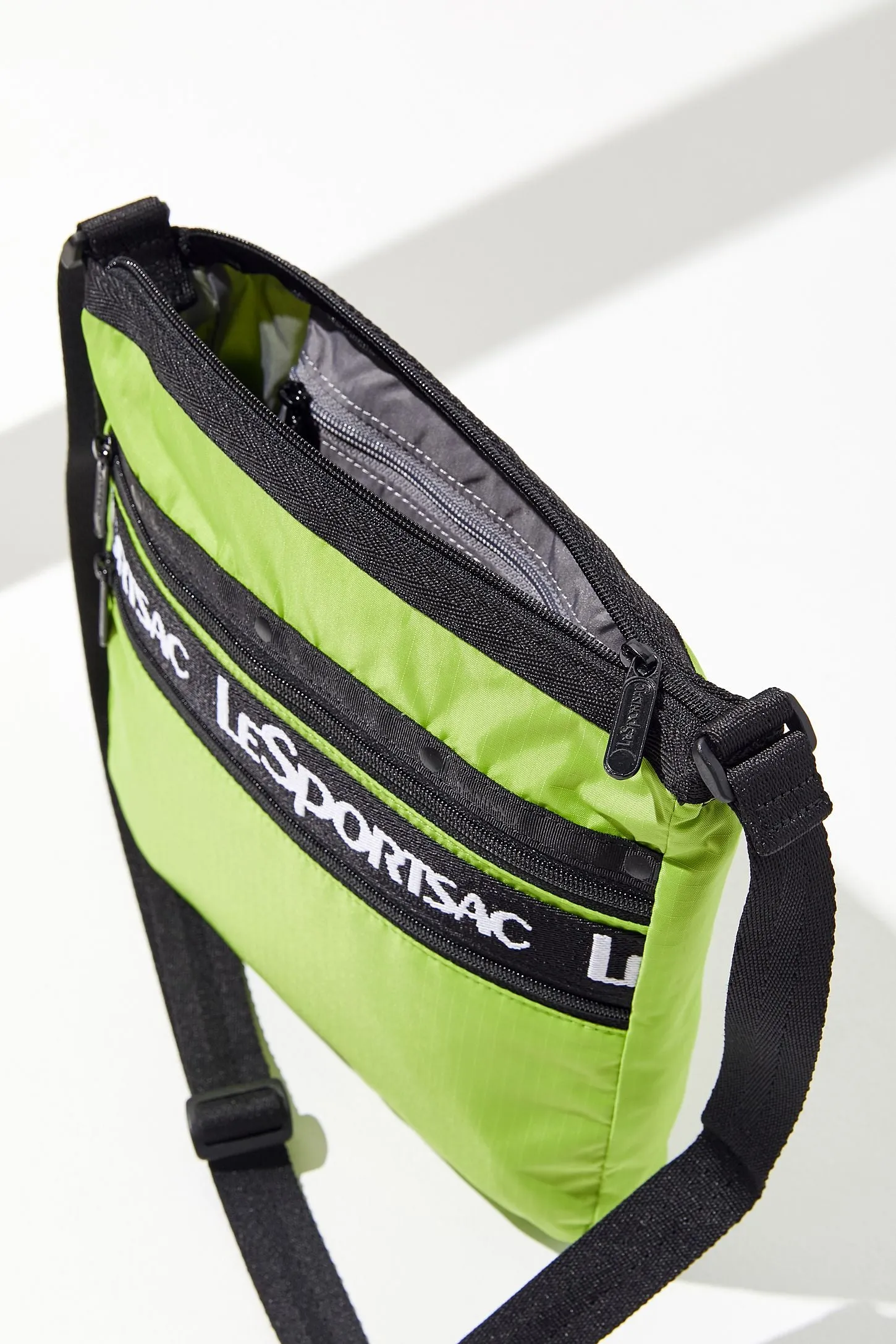 LeSportsac Candace North South Crossbody Bag - ACID GREEN