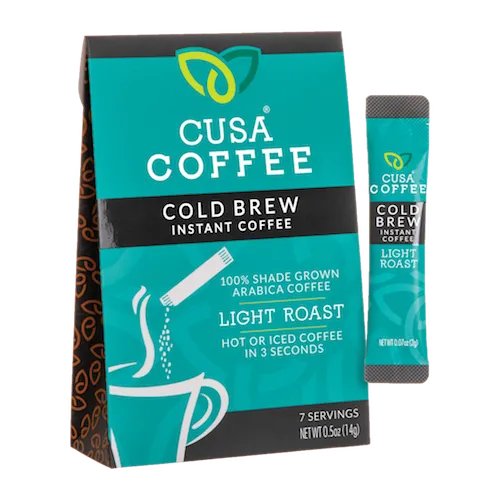 Light Roast Cold Brew Instant Coffee by Cusa Tea & Coffee