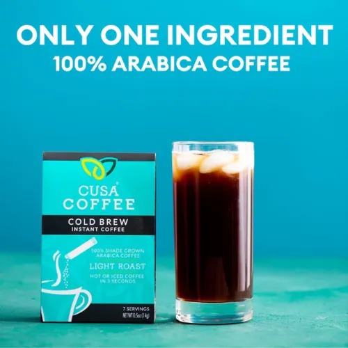 Light Roast Cold Brew Instant Coffee by Cusa Tea & Coffee