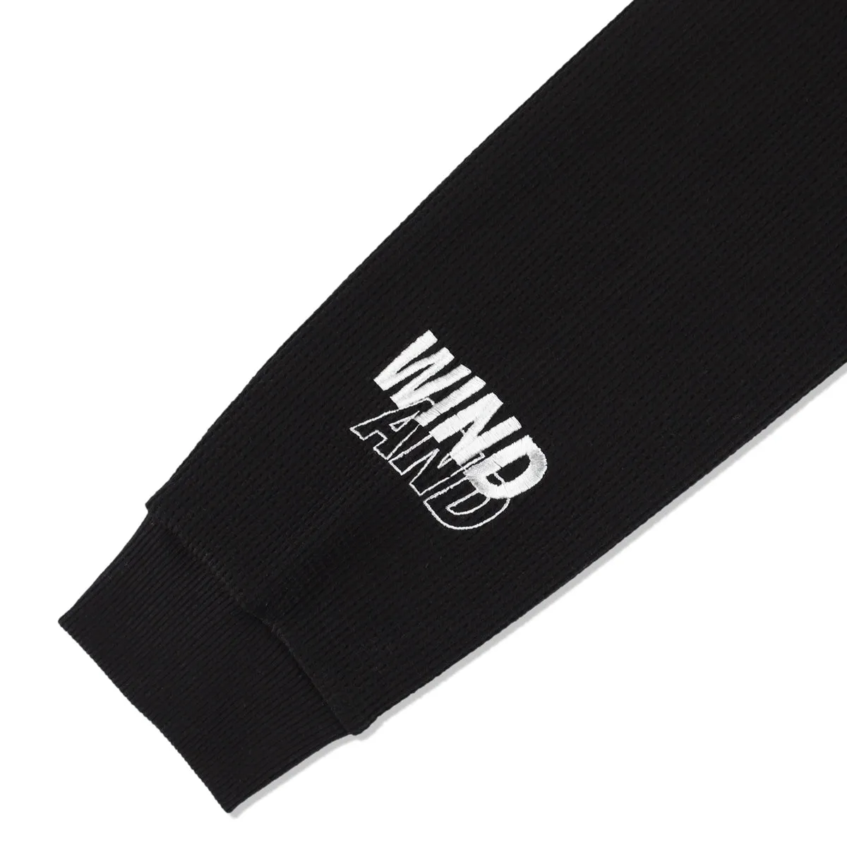 L/S Waffle Tee Black WDS-O-ESS-24-Q3-WAF-02