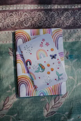 Mermaid Rainbow Mini Journal