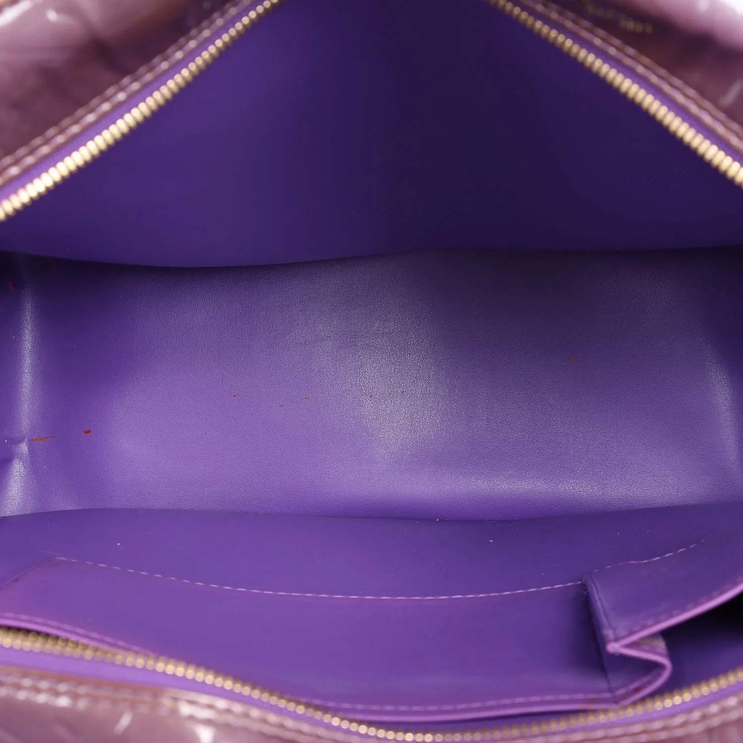 Monogram Patent Leather Sutton Weekend Travel Bag Purple (Authentic Pre-Owned)