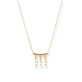Mother of Pearl Fringe Necklace