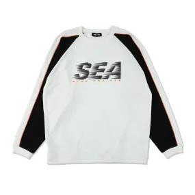 Motion Logo L/S Waffle Tee / WHITE