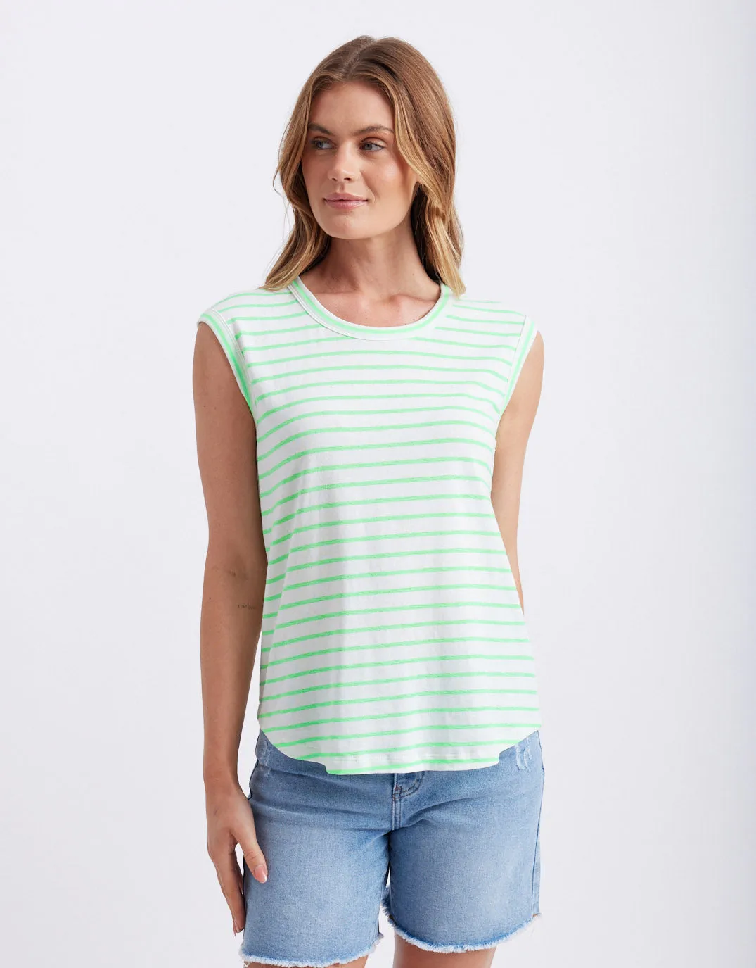 Neon Cali Tank - Neon Green