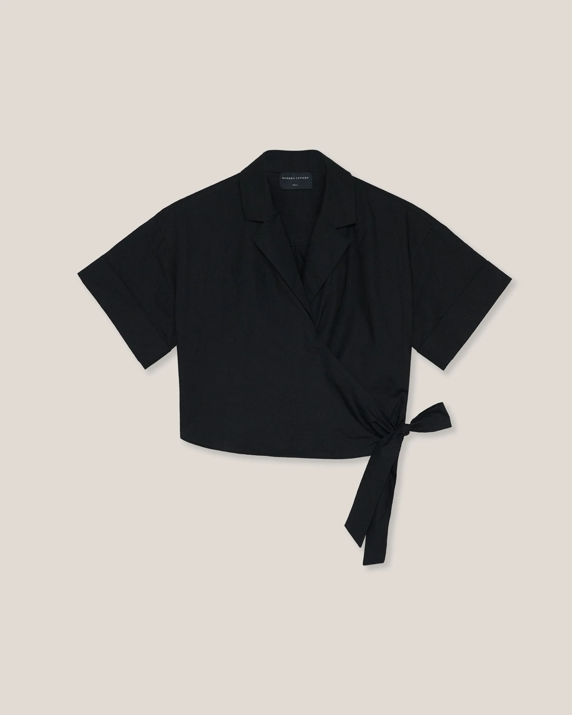 Nimah Cropped Wrap Blouse