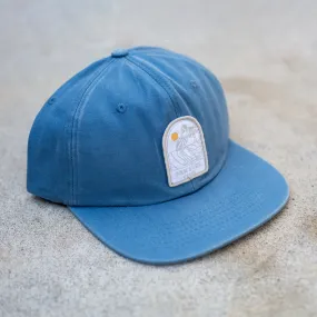 OAK SURF CLUB NOSERIDER PATCH HAT - LIGHT BLUE