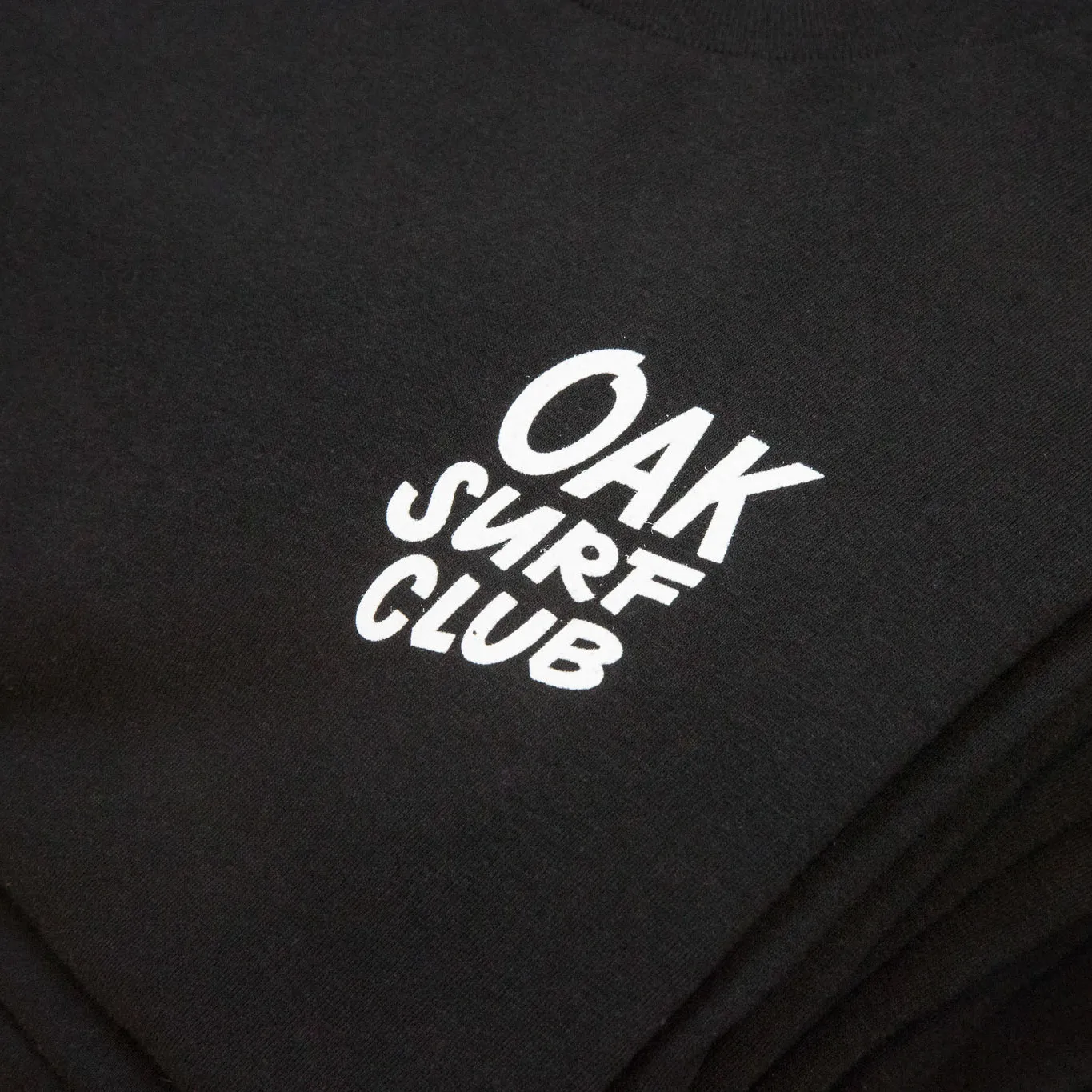 OAK SURF CLUB UNISEX GROVER TEE - BLACK