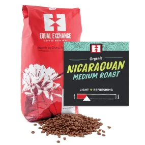 Organic Nicaraguan Medium Roast Coffee, 5lb whole bean