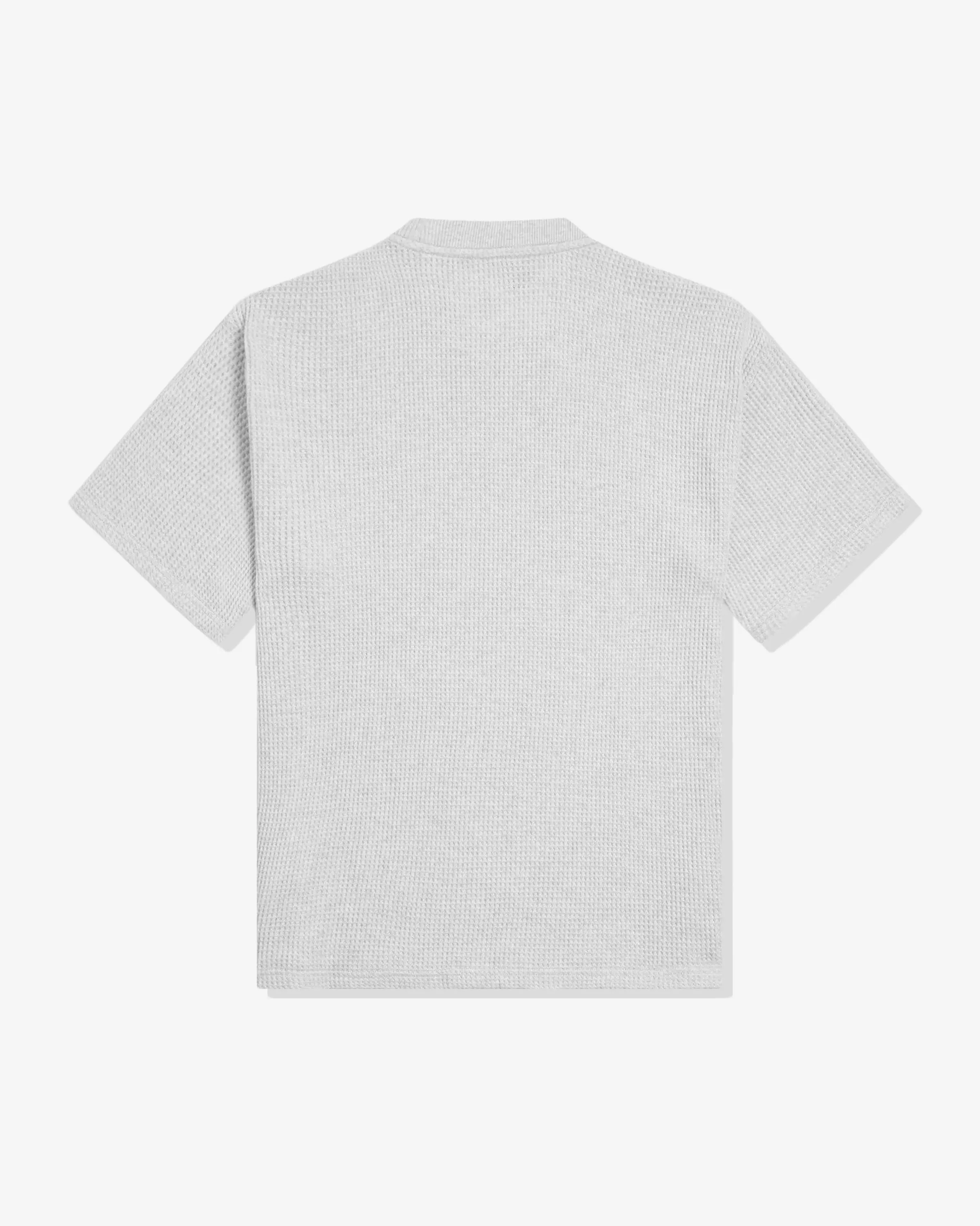 PATTA BASIC WAFFLE TEE - MELANGEGREY