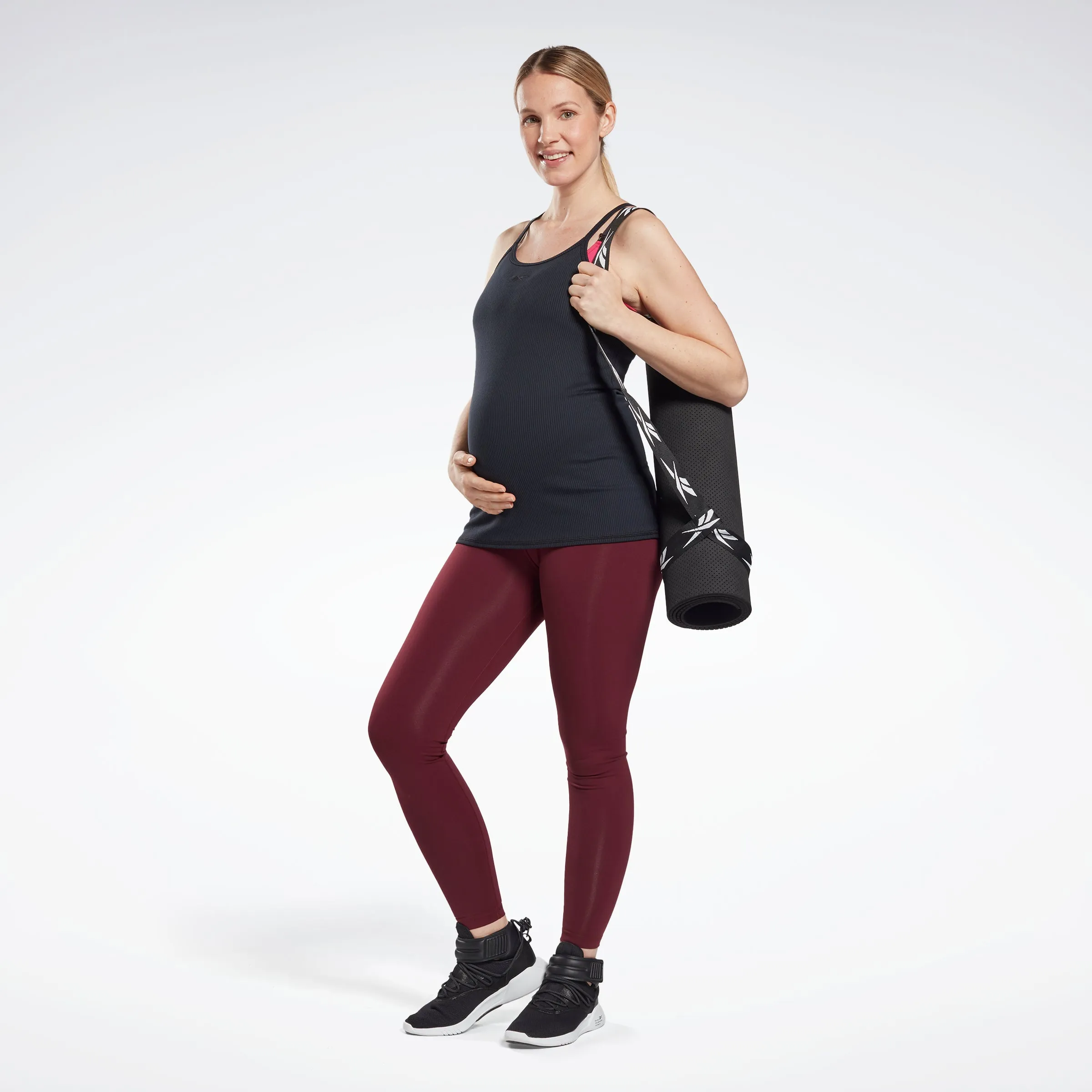 Reebok Apparel Women Maternity Tank Top Black