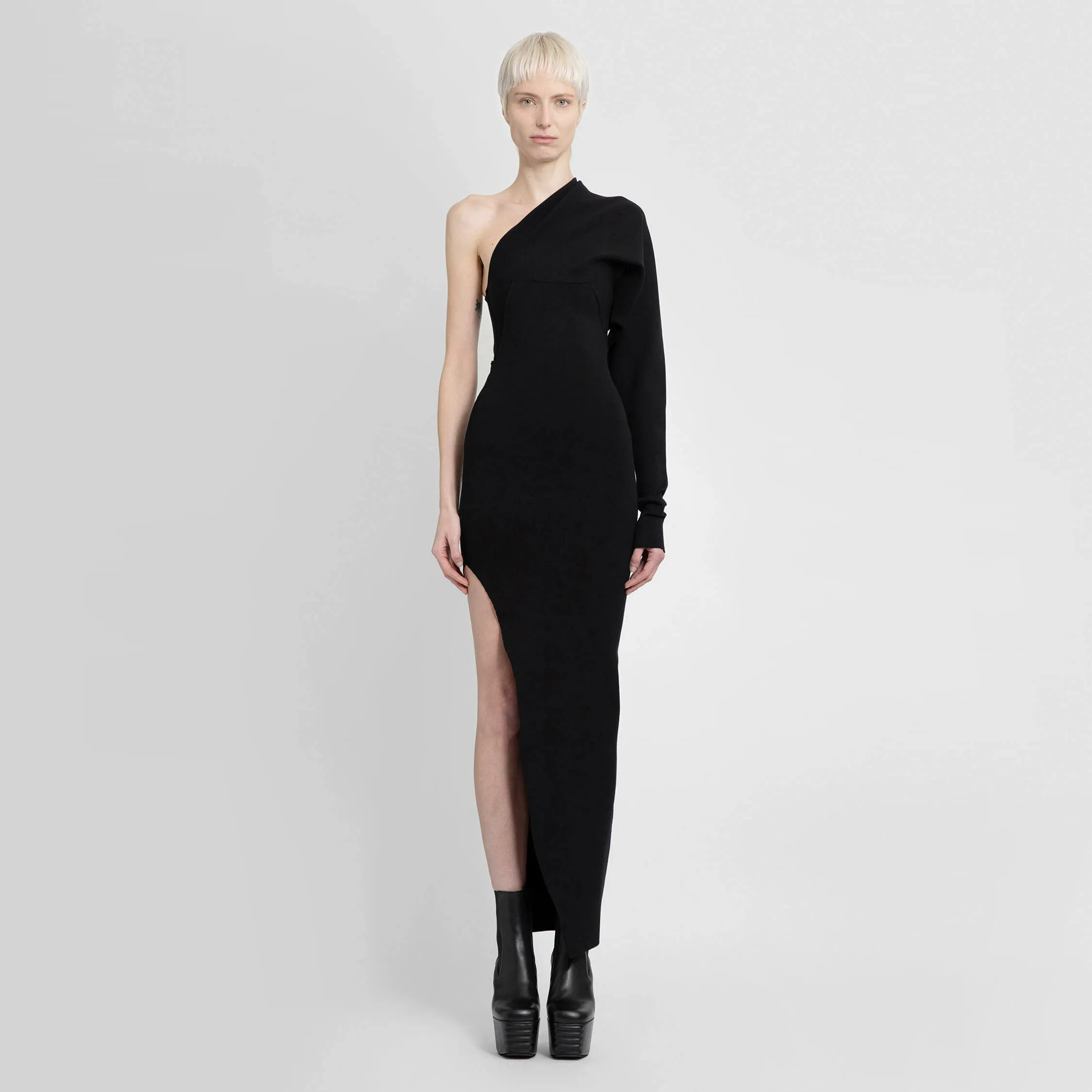 RICK OWENS WOMAN BLACK DRESSES