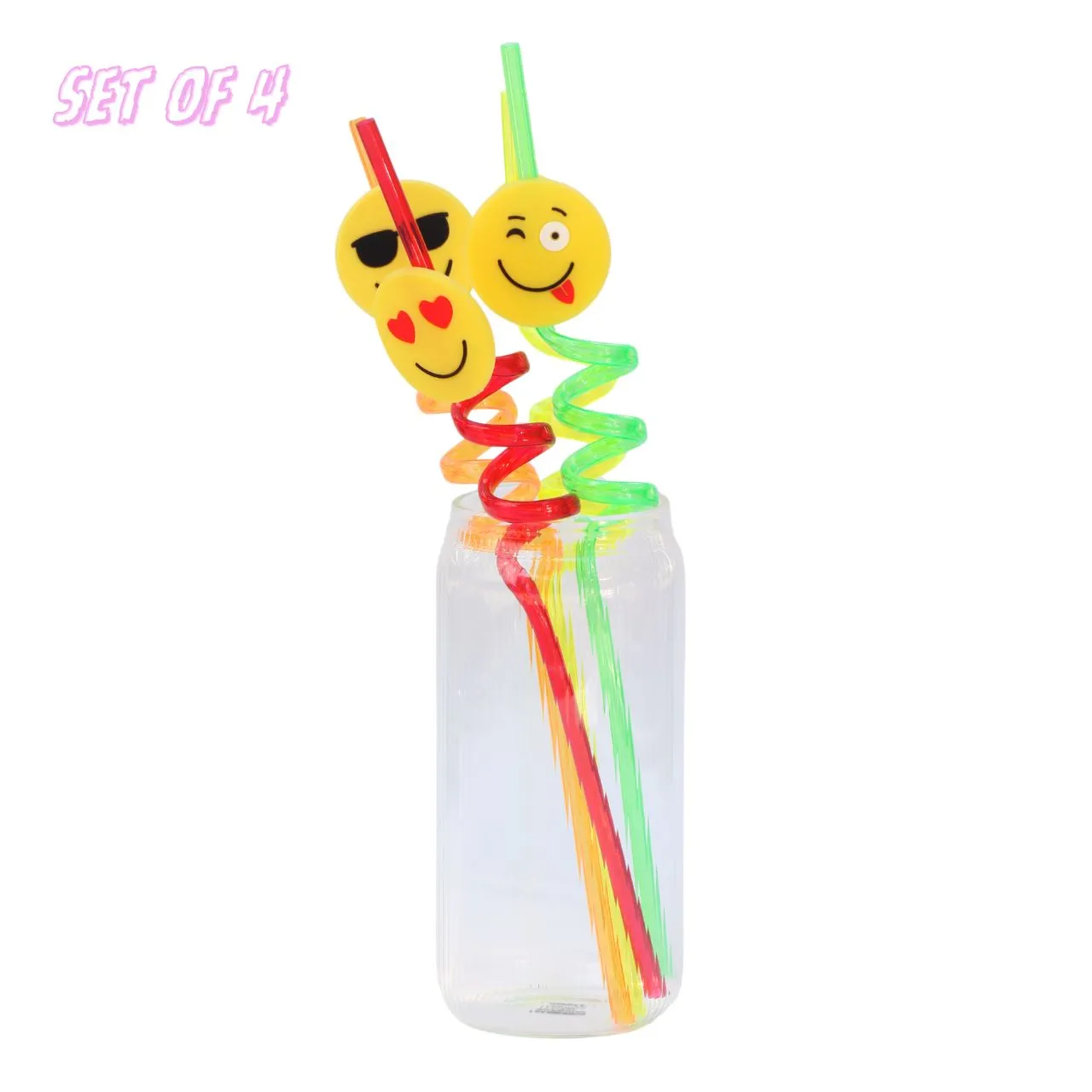 SPIRAL STRAW - SET OF 4