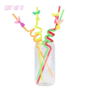 SPIRAL STRAW - SET OF 4