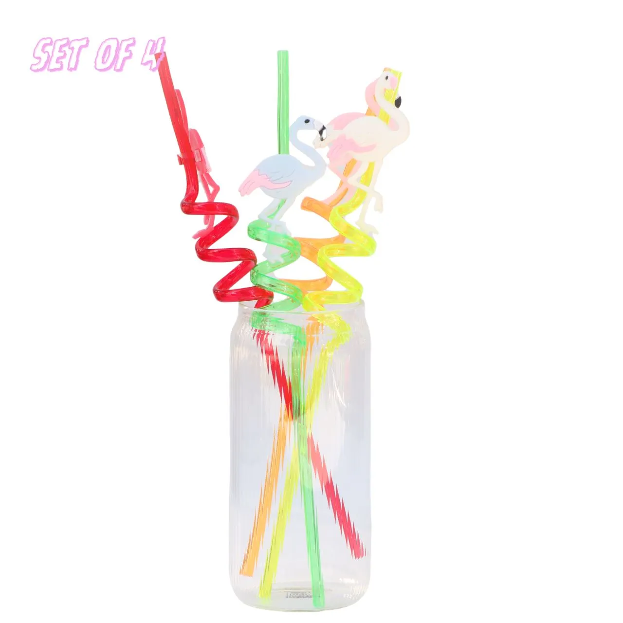 SPIRAL STRAW - SET OF 4