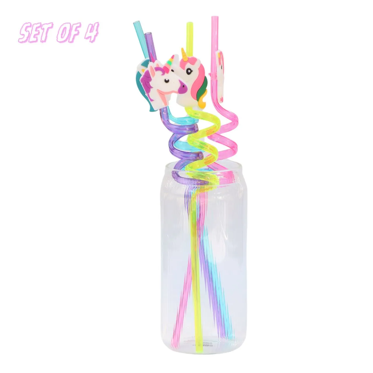 SPIRAL STRAW - SET OF 4