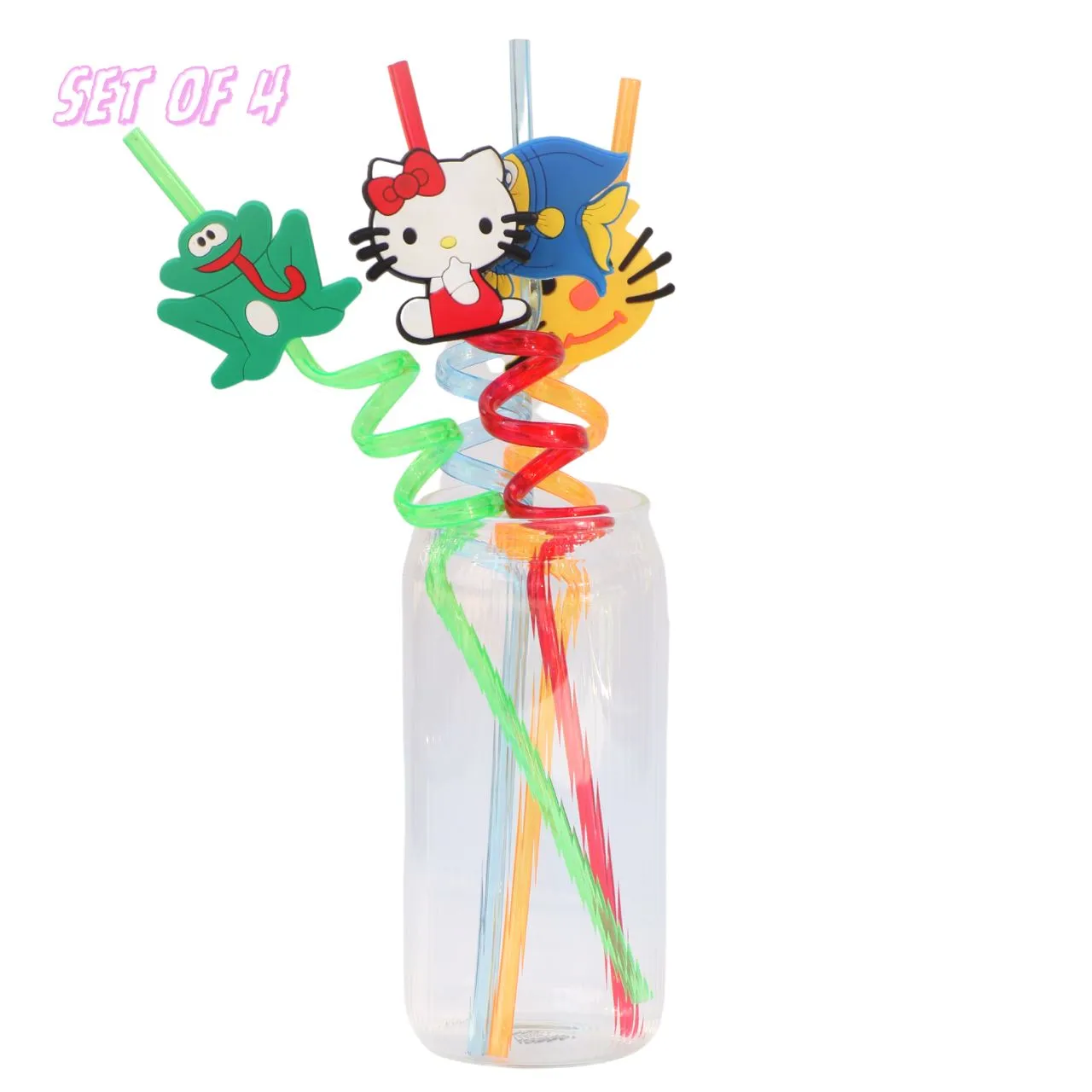 SPIRAL STRAW - SET OF 4