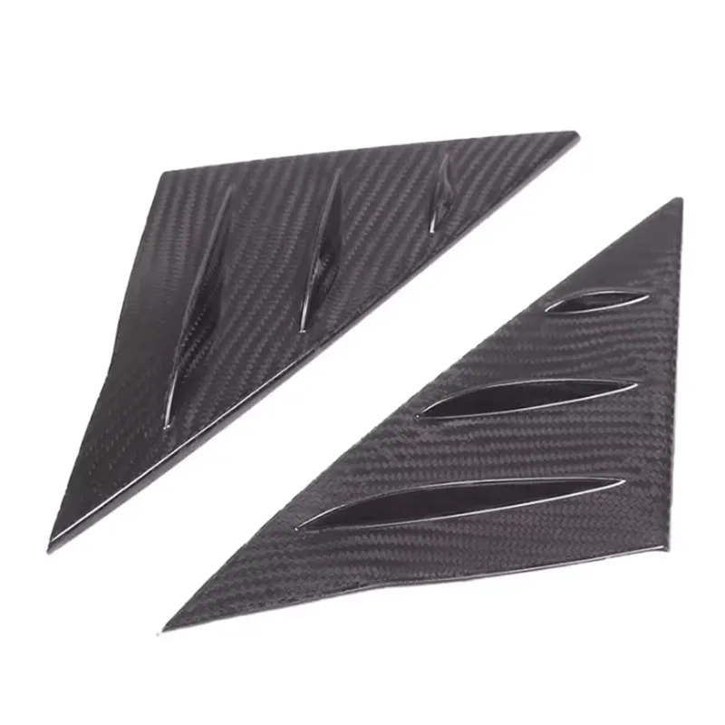 TAPTES® Rearview Mirror Triangle Window Decorative Cover Spoiler for Tesla Model 3 2018-2024, Set of 2