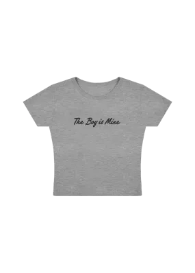 the boy is mine baby tee