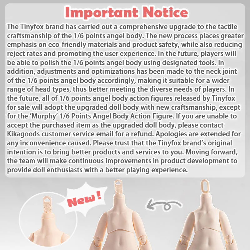TinyFox ‘Debby’ 1/6 Points Angel Body Action Figure