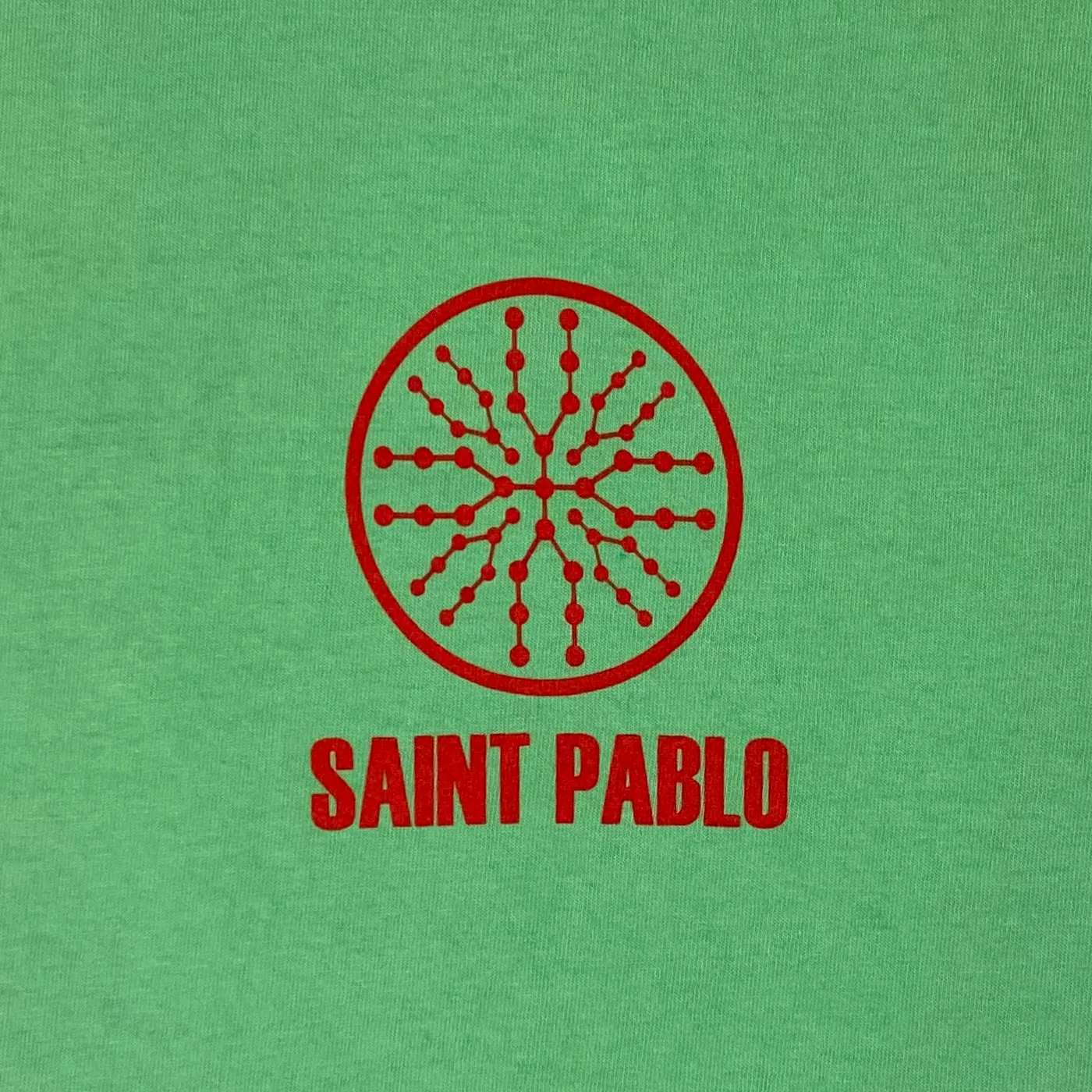TLOP 2016 Saint Pablo Logo Tee In Mint