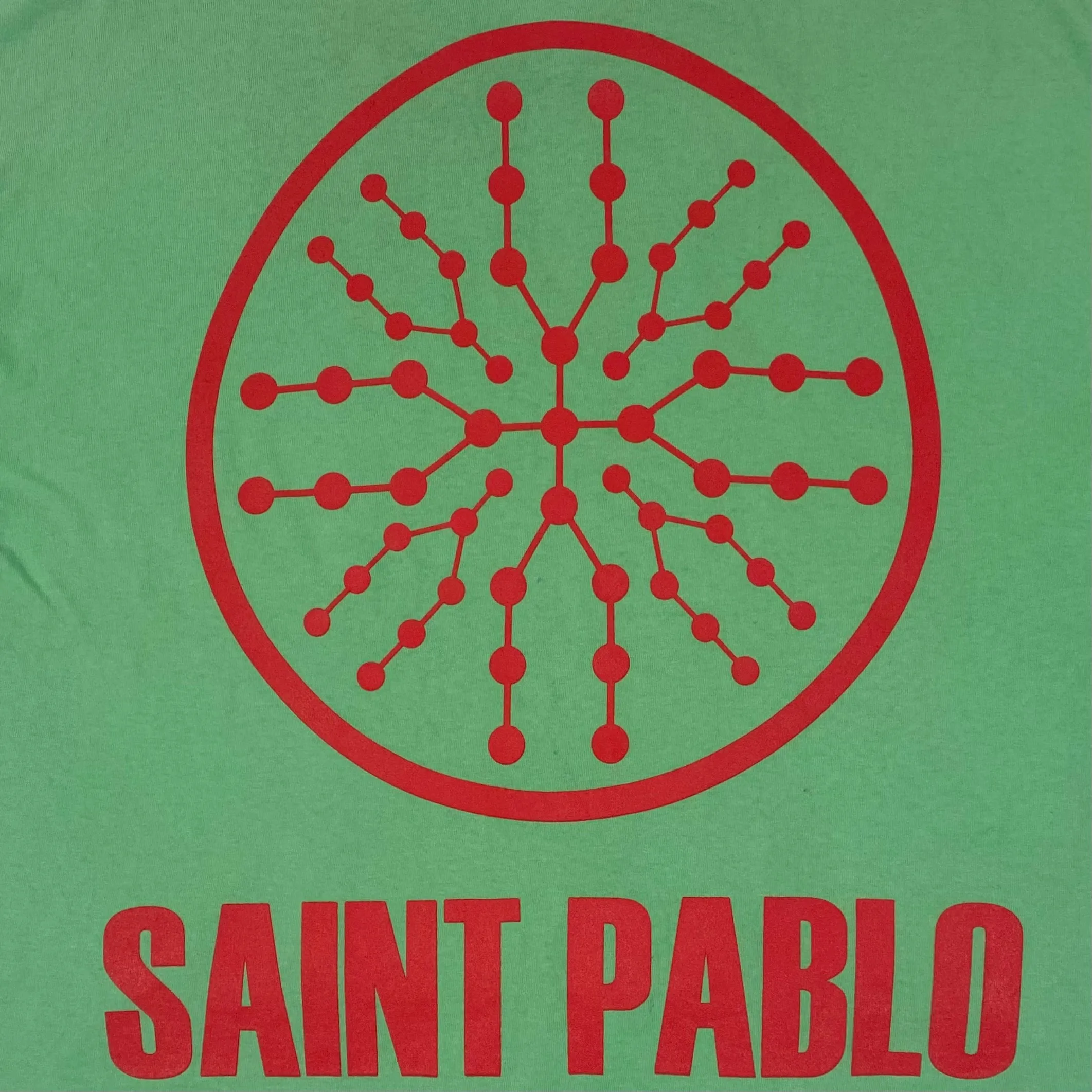 TLOP 2016 Saint Pablo Logo Tee In Mint