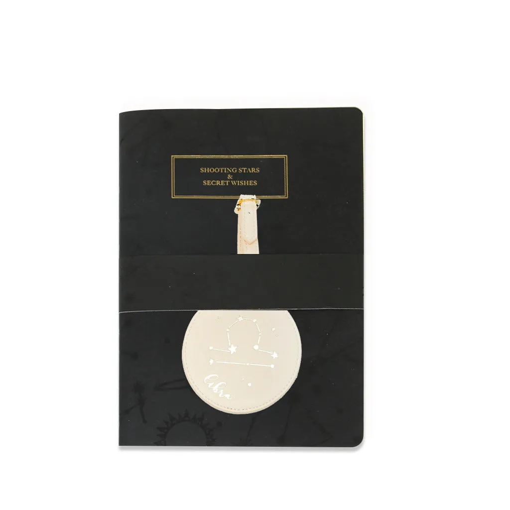 Travel Journal & Celestial Luggage Tag Set