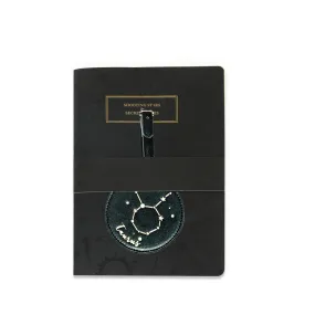 Travel Journal & Celestial Luggage Tag Set