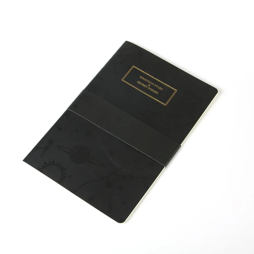 Travel Journal & Celestial Luggage Tag Set