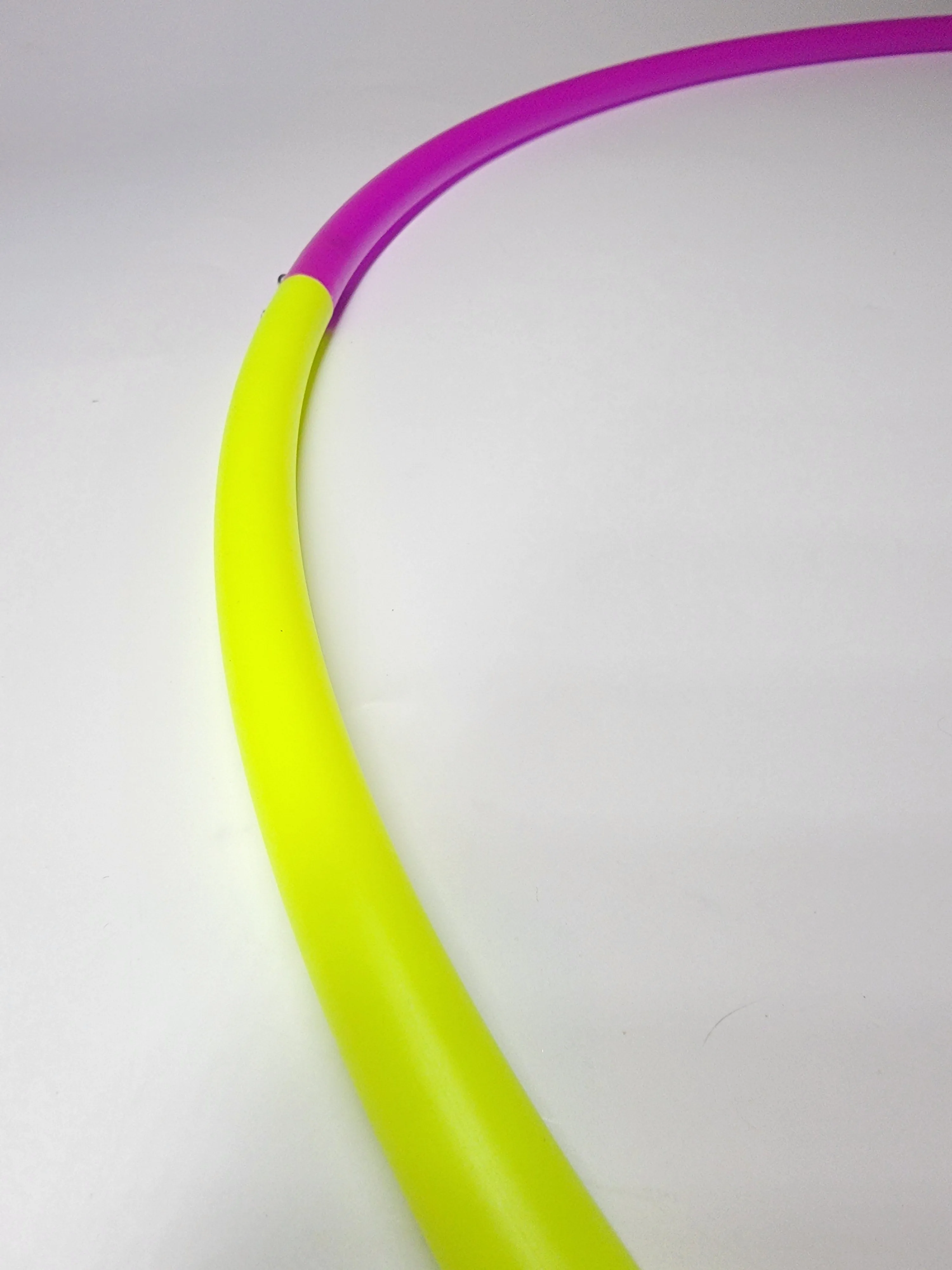 UV Yellow, Translucent Teal, and UV Fuschia 4 Piece Sectional Hoop